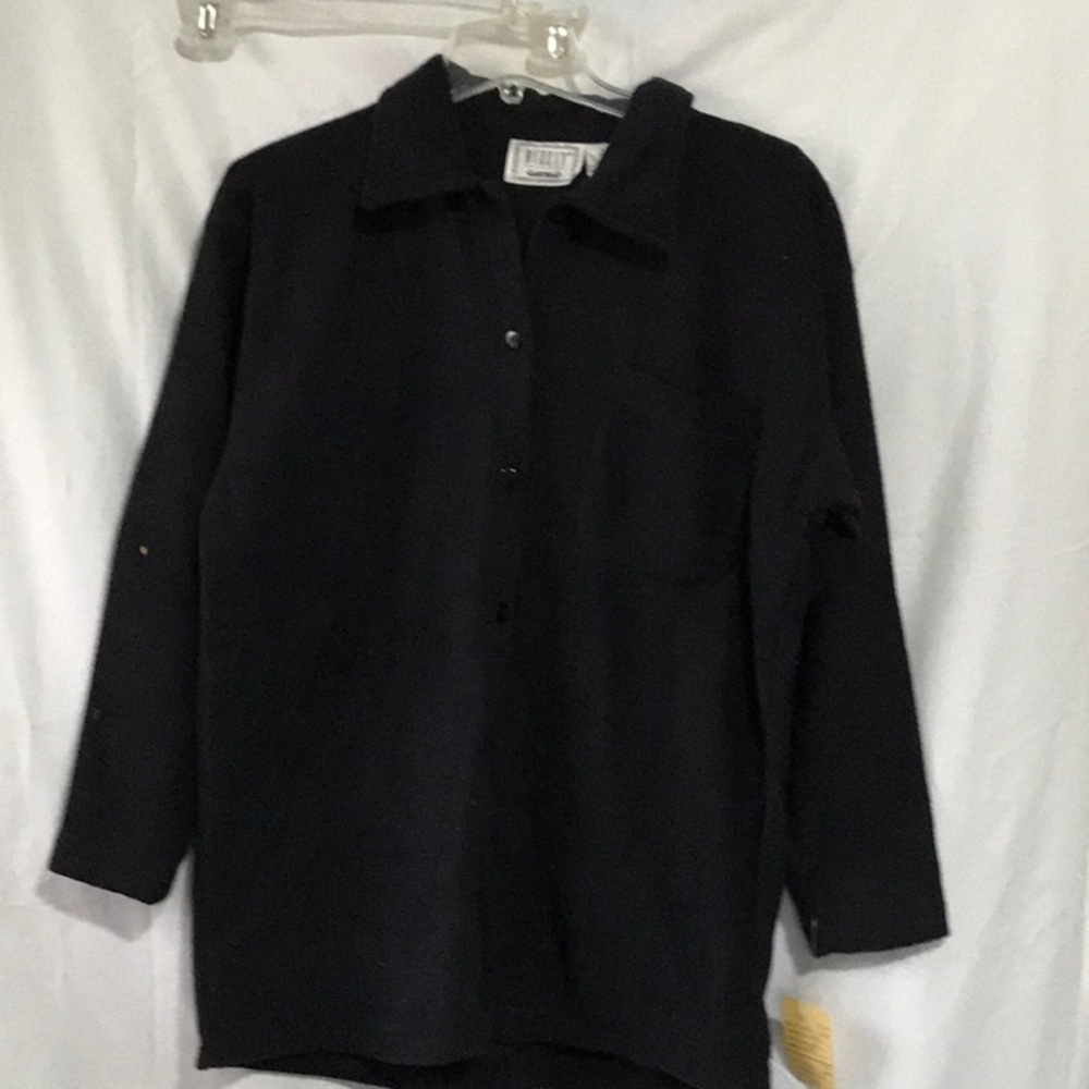 Vintage Bizzit fleece button up front pocket.